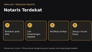 Gambaran alur umum untuk edukasi; bukan pengganti prosedur resmi.