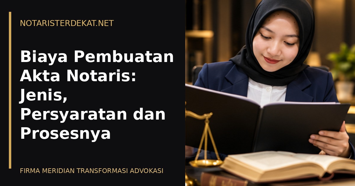 Biaya Pembuatan Akta Notaris: Jenis, Persyaratan dan Prosesnya